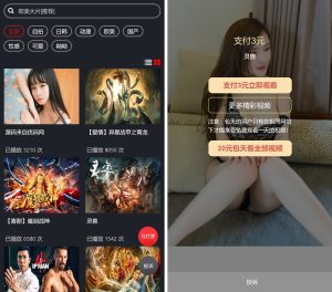 【钻石会员免费】最新打赏系统云赏8.2 包天月季年视频打赏会员版 /影视付费系统 内置支付接口-源码博士